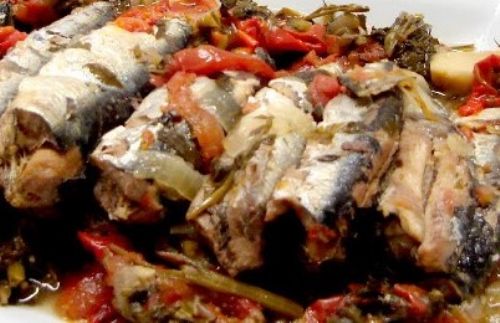 Escabeche agua o sabor da sardinha