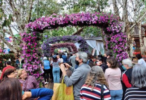 Expoflora  linda para fotografar, alm das flores, arranjos e comidas