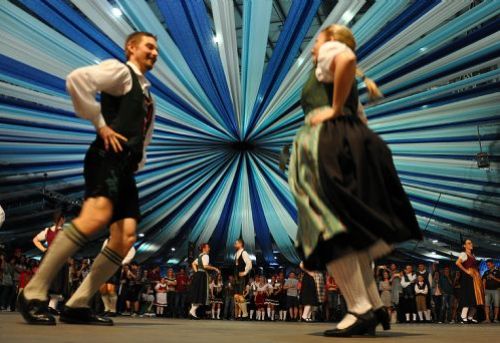 Oktoberfest  atrao at 22 de outubro em Blumenau