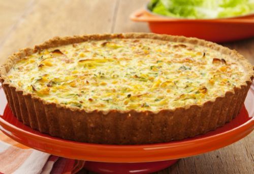 Quiche de cream cracker e legumes  leve e deliciosa