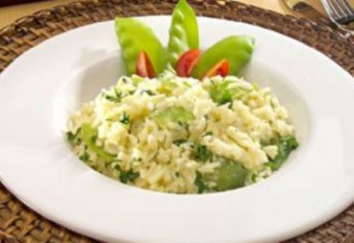 Risoto de ervilha  uma opo deliciosa e nutritiva